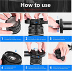 Neewer 10094973 Camera Lens Vise Repair Tool 27-130mm