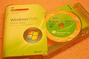 Microsoft 66G-00003 Windows Vista Home Basic UPGRADE DVD (Old Version)