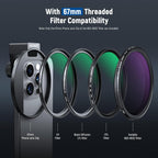 Neewer 10103674 67mm ND2-ND32 Phone Lens Filter Kit