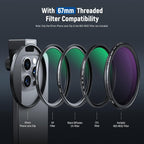 Neewer 10103982 67mm Clip On Variable ND Filter Kit
