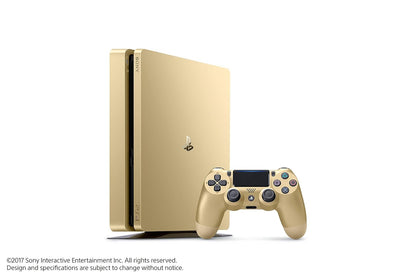 Sony PlayStation 4 Slim 1TB Gold (Renewed)