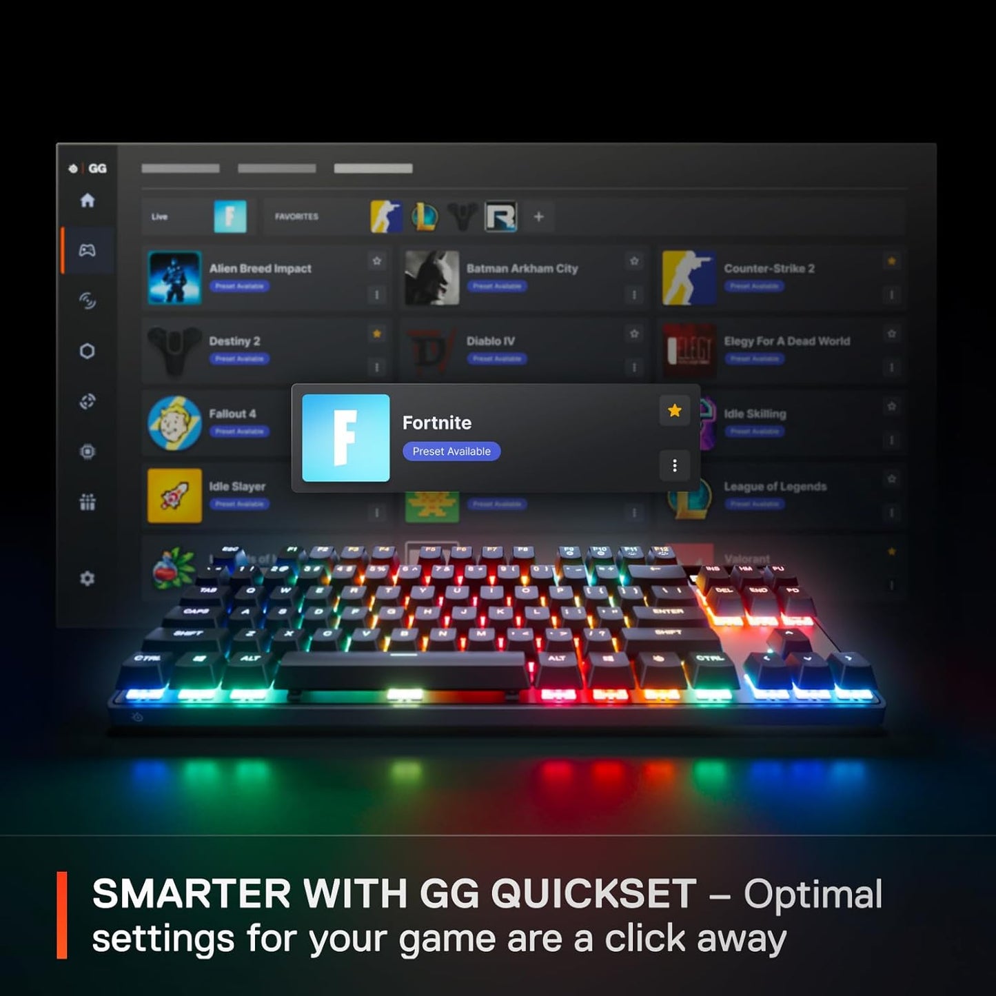 SteelSeries Apex Pro TKL Wireless Gen 3 Gaming Keyboard