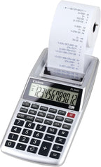 Canon 2203C001 P1-DHV-3 Printing Desktop Calculator Silver