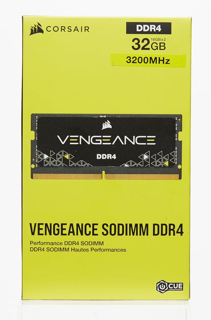 Corsair CMSX32GX4M2A3200C22 32GB Vengeance DDR4 SODIMM Laptop Memory