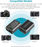 Neewer 10095058 NP-FW50 Battery Charger Dual Pack