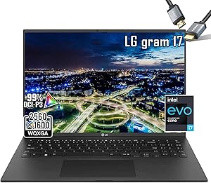 LG LG gram 17 i7-1360P Evo Windows11 Pro Laptop — main product image