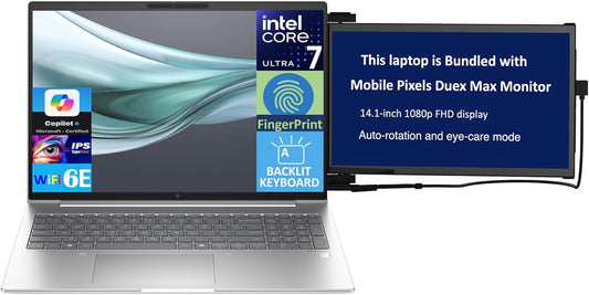 HP EliteBook 660 G11 Ultra 7 Laptop + Duex Monitor