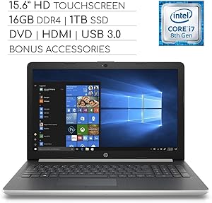 HP Pavilion 2019 15.6" Touchscreen i7 Laptop 1TB SSD