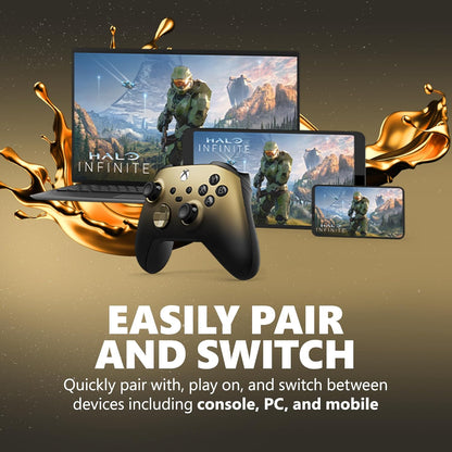 Microsoft QAU-00121 Xbox Wireless Controller Gold Shadow