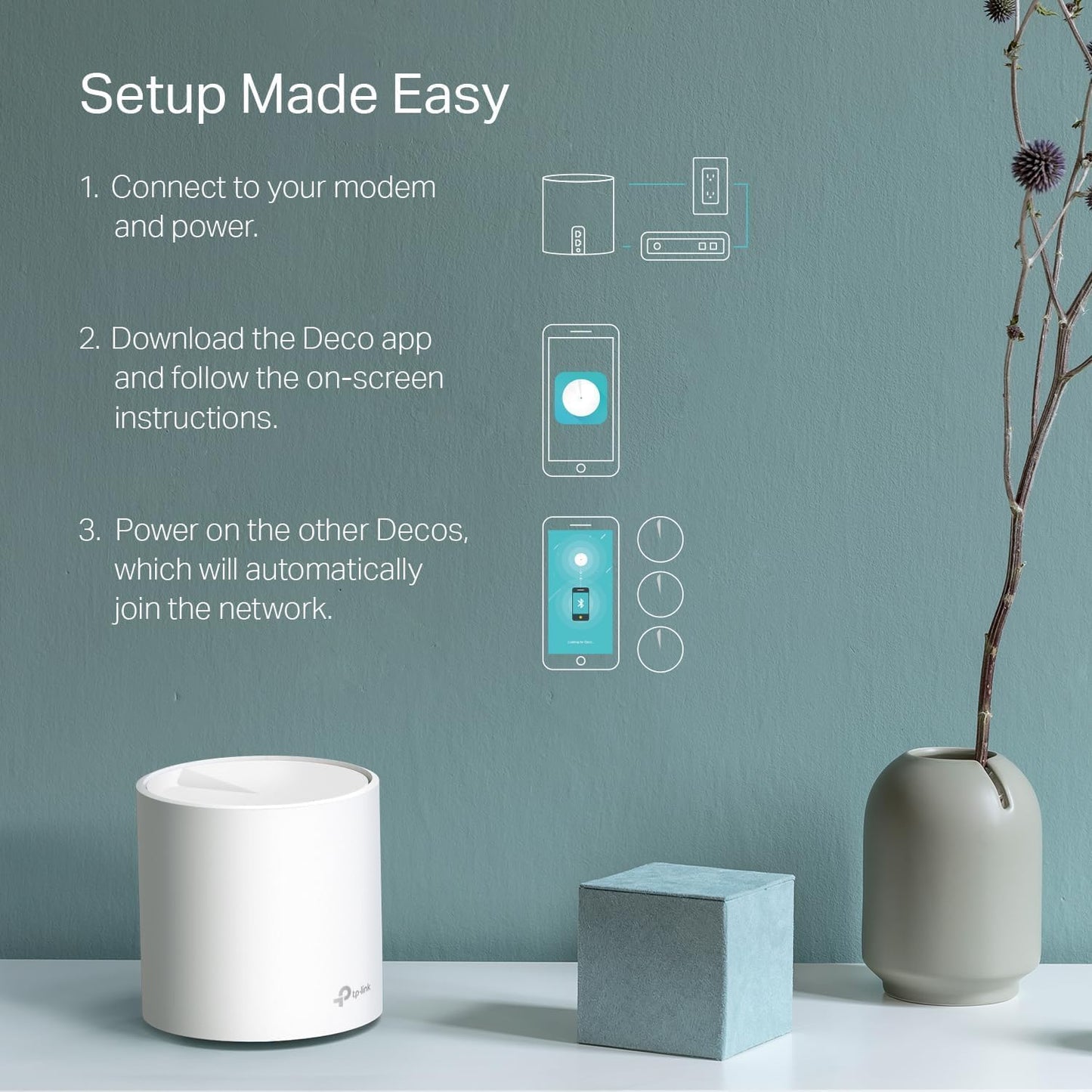 TP-Link Deco X20(1-pack) AX1800 Mesh WiFi 6 System