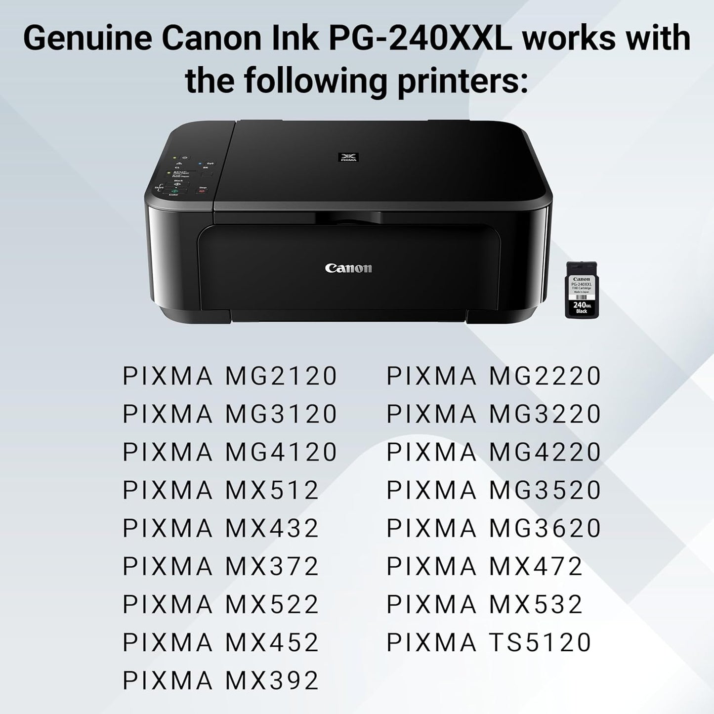 Canon CNMPG240XXL PG-240 XXL Black Ink Cartridge