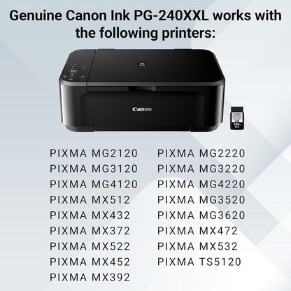 Canon CNMPG240XXL PG-240 XXL Black Ink Cartridge