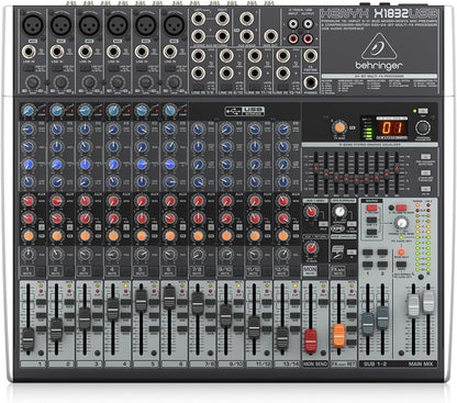 Behringer X1832USB 14-Channel USB Mixer with Effects