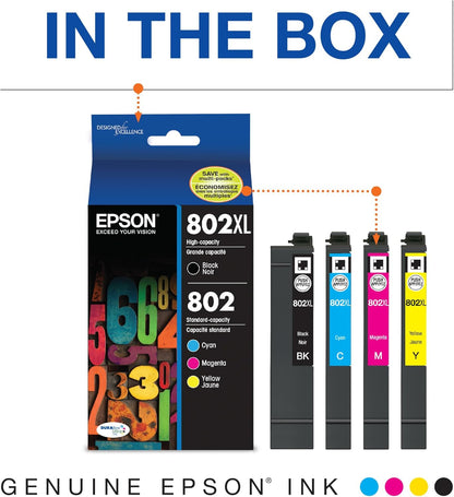 Epson T802XL-BCS Ink Cartridge Combo Pack