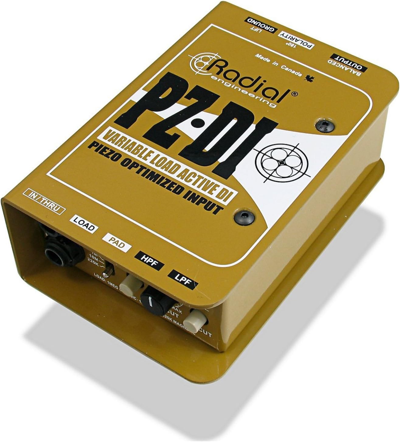 Radial Engineering R8003005 PZ-DI Instrument Direct Box Bundle