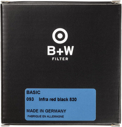 B+W 1102782 67mm Basic IR 093 Black Filter
