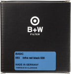 B+W 1102776 49mm Basic IR Black 093 Filter