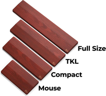 Glorious GV-100-BROWN Wooden Full-Size Wrist Rest