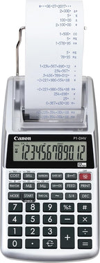 Canon 2203C001 P1-DHV-3 Printing Desktop Calculator Silver