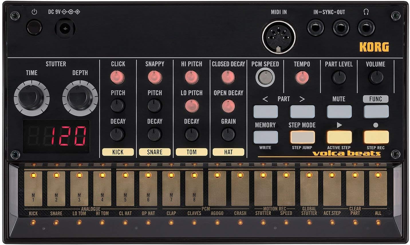 Korg VOLCA Beats Analog Rhythm Machine Renewed