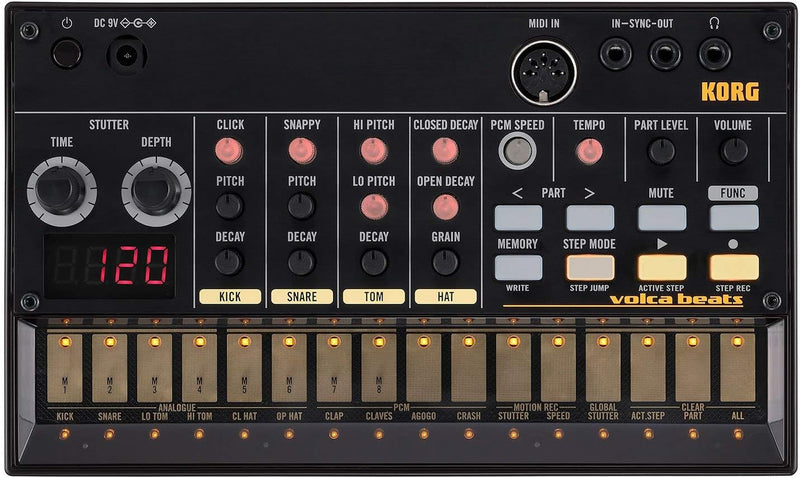 Korg VOLCA Beats Analog Rhythm Machine Renewed — main product image