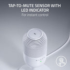 Razer RZ19-05050300-R3U1 Seiren V3 Mini: USB Condenser Microphone - White