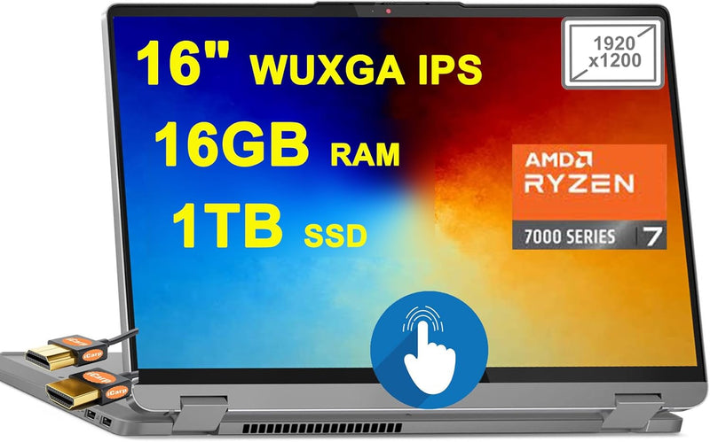 Lenovo IdeaPad Flex 5 Ryzen 7 Touchscreen Laptop — main product image