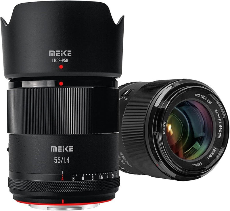 Meike 55mm f1.4 E-Mount APS-C Auto Focus Portrait Lens — main product image