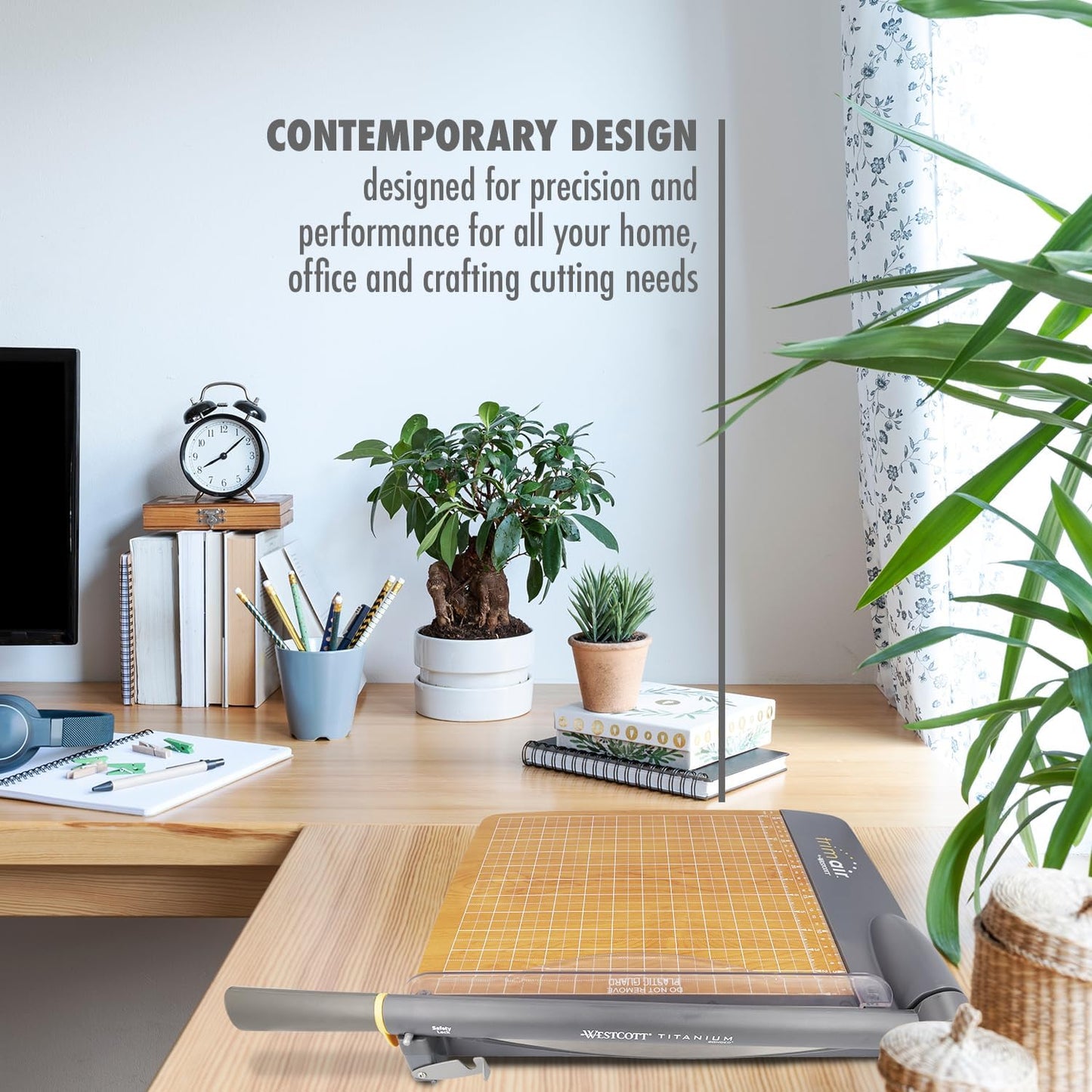 Westcott 15106 12'' TrimAir Guillotine Paper Cutter - 30 Sheet