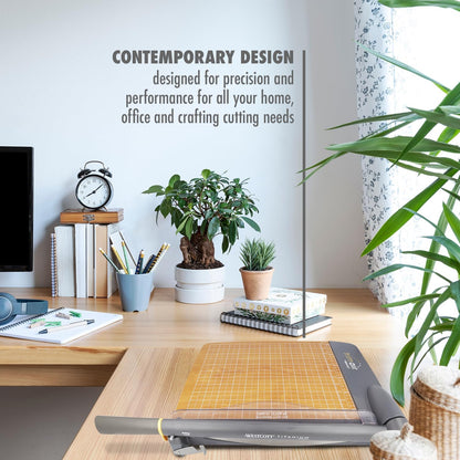 Westcott 15106 12'' TrimAir Guillotine Paper Cutter - 30 Sheet