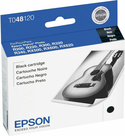 Epson T048120-S Black Ink Cartridge Standard Capacity