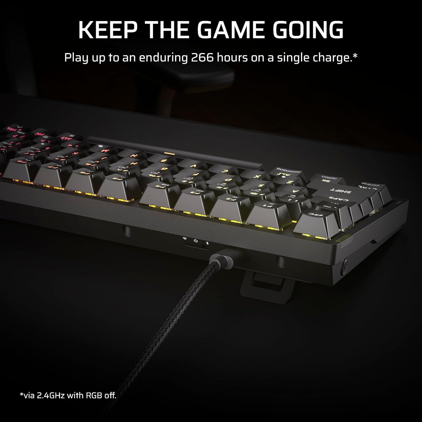 Corsair CH-91D441F-NA K65 Plus Wireless Hot-Swappable Keyboard