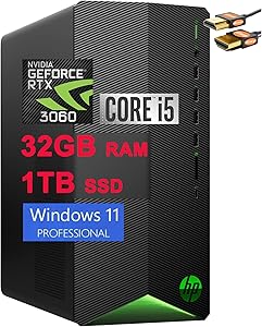 HP Pavilion Desktop i5 RTX3060 Gaming PC — main product image