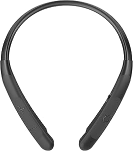 LG TONE-NP3 Wireless Stereo Headset Retractable Earbuds Black — main product image