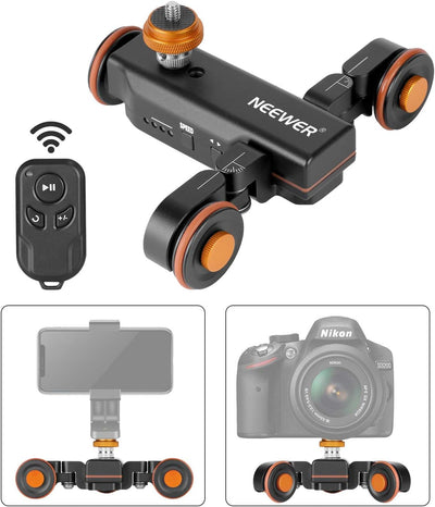 Neewer DL100 Wireless Camera Dolly - Motorized Video Slider