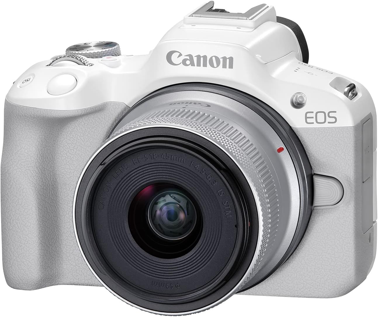 Canon 5812C012 EOS R50 White Mirrorless Camera Kit