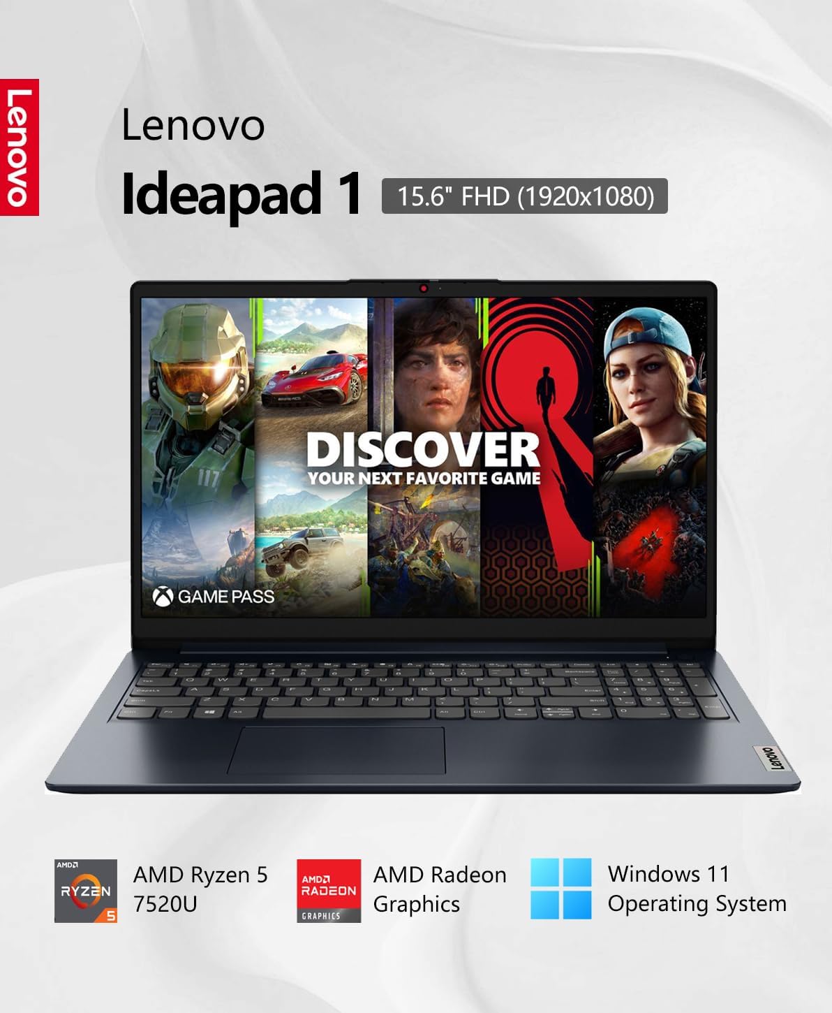 Lenovo IdeaPad 1 15AMN7 Ryzen 5 Touchscreen Laptop