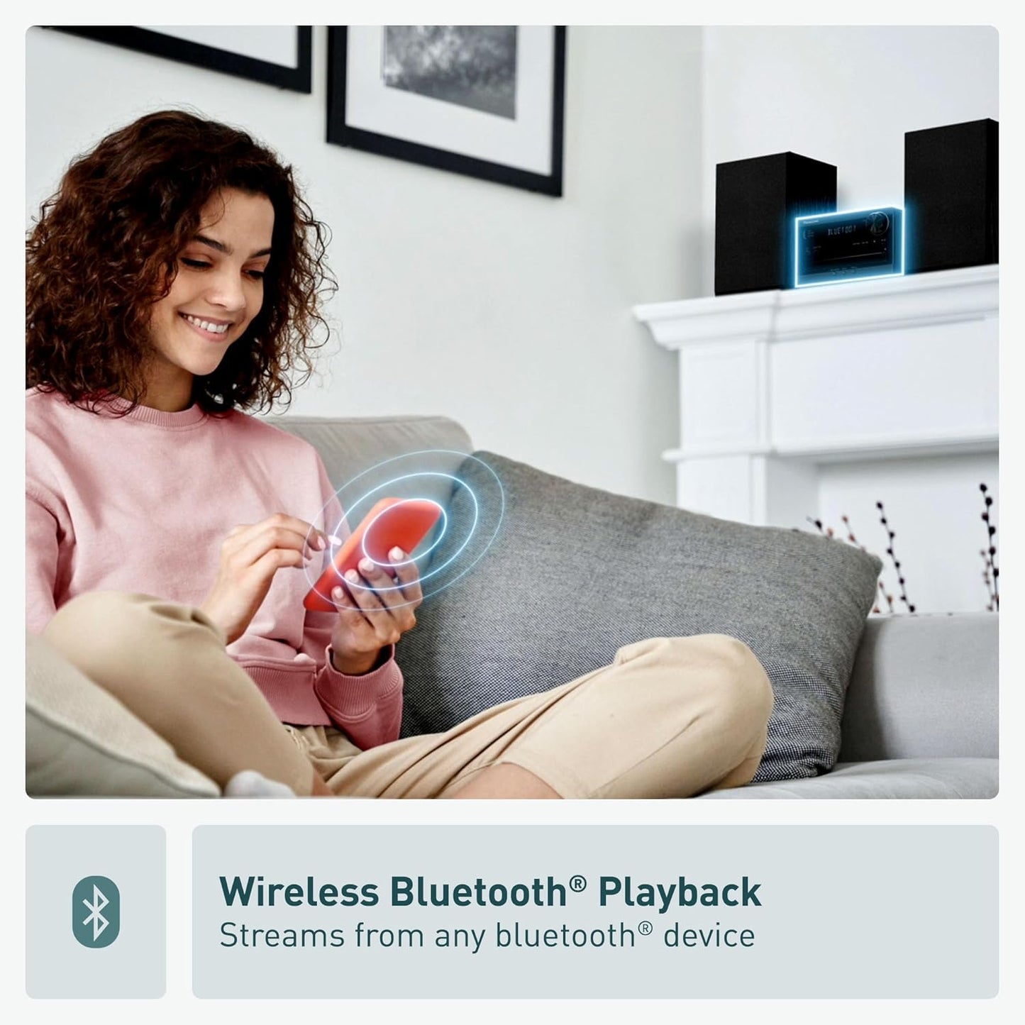 Panasonic SC-PM270PP-K Bluetooth Compact Stereo System