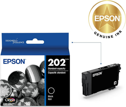 Epson T202120-S 202 Claria Black Standard Ink Cartridge