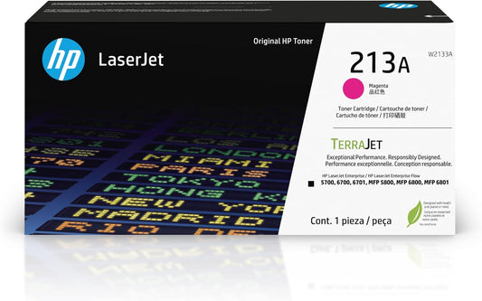 HP 213A W2133A Magenta Original LaserJet Toner Cartridge