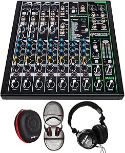Mackie E1MKIEPROFX10V3 USB Effects Mixer Bundle