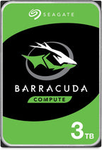 Seagate ST3000DM008 BarraCuda 3TB HDD - Internal, 7200 RPM