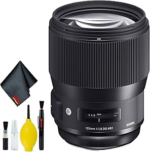 Sigma 240954 135mm f/1.8 Art Lens - Canon EF + Kit