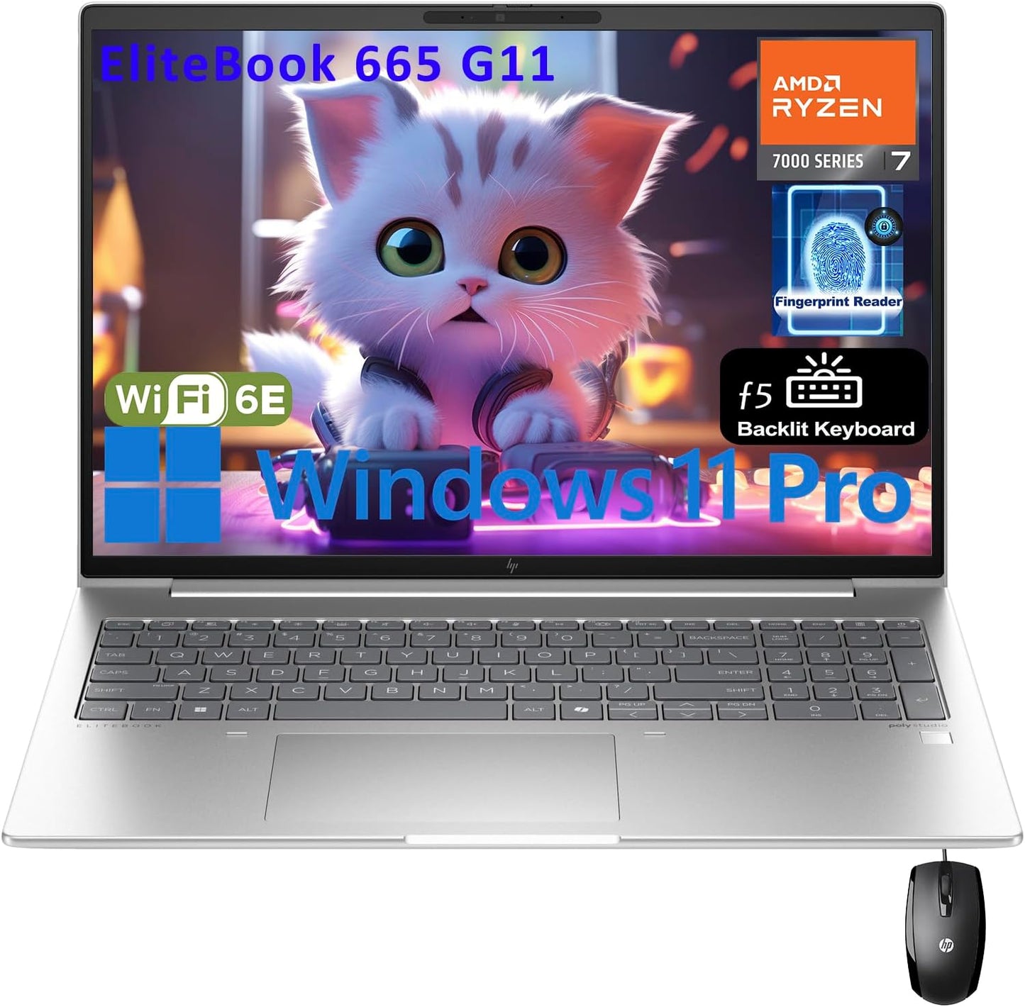 HP 665 G11 Elitebook: 16" Business Laptop, Ryzen 7