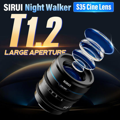 Sirui MS35L-B Night Walker 35mm T1.2 Cine Lens