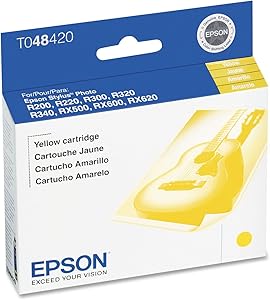 Epson T048420-S Standard Capacity Yellow Ink Cartridge