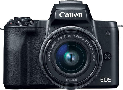 Canon 2680C011 EOS M50 Mirrorless Camera Kit 15-45mm