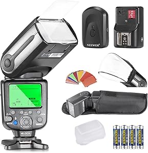 Neewer NW565EX i-TTL Slave Flash Speedlite Nikon Kit