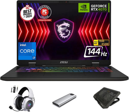 MSI CROSSHAIR16 Gaming Laptop i7-14650HX RTX 4070 32GB 2TB SSD