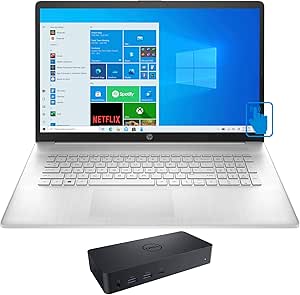 HP 2V2H8AV-4156-25303 17z-cp000 Laptop Ryzen 5 1TB HDD with Dock